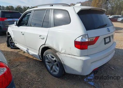 2007 BMW X3 3.0Si from USA, damaged, VIN WBXPC93427WF28659